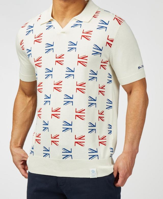 Ben Sherman Mens Team Gb Union Flag Polo Shirt Product Image