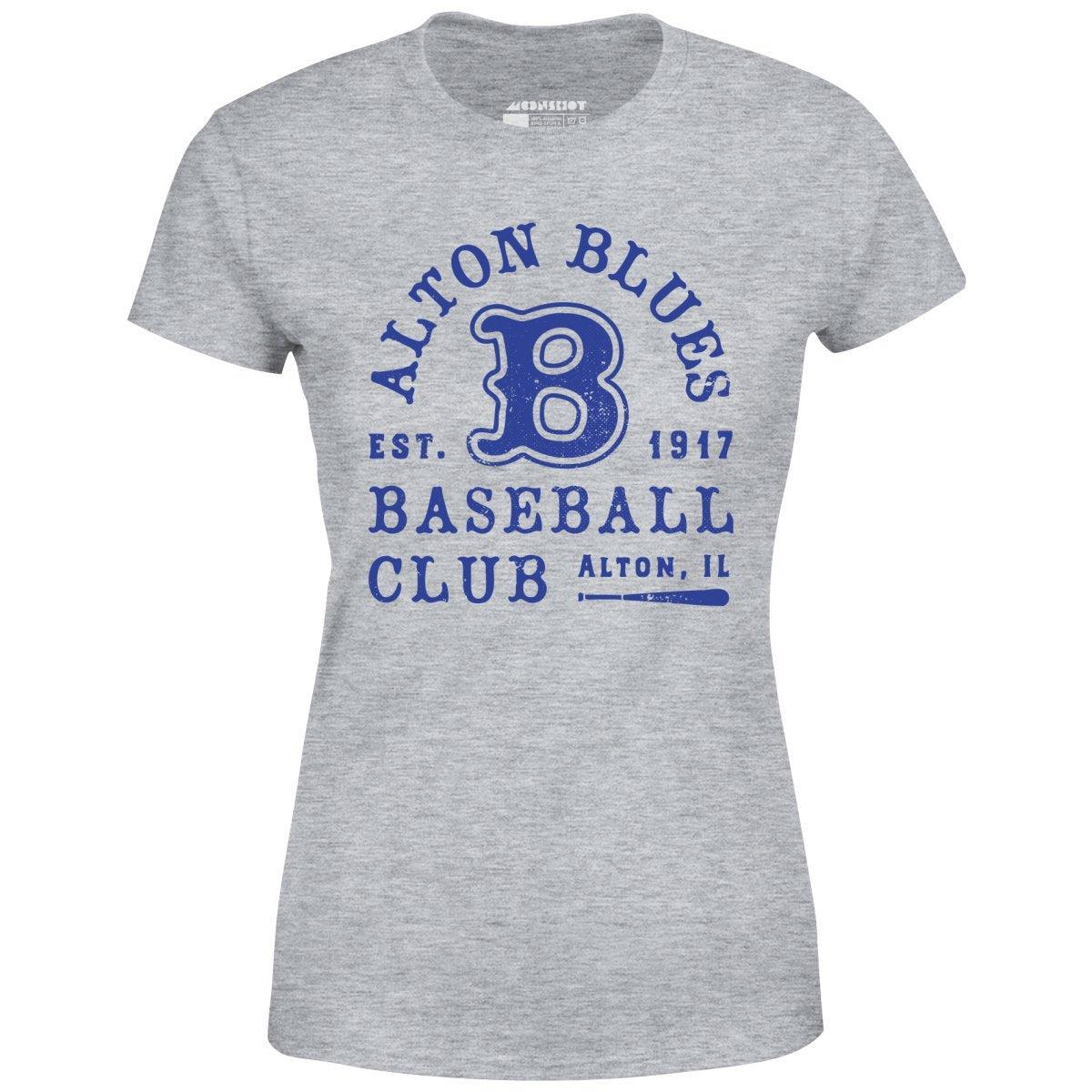 Alton Blues - Illinois - Vintage Defunct Baseball Teams - Women's T-Shirt Female Product Image