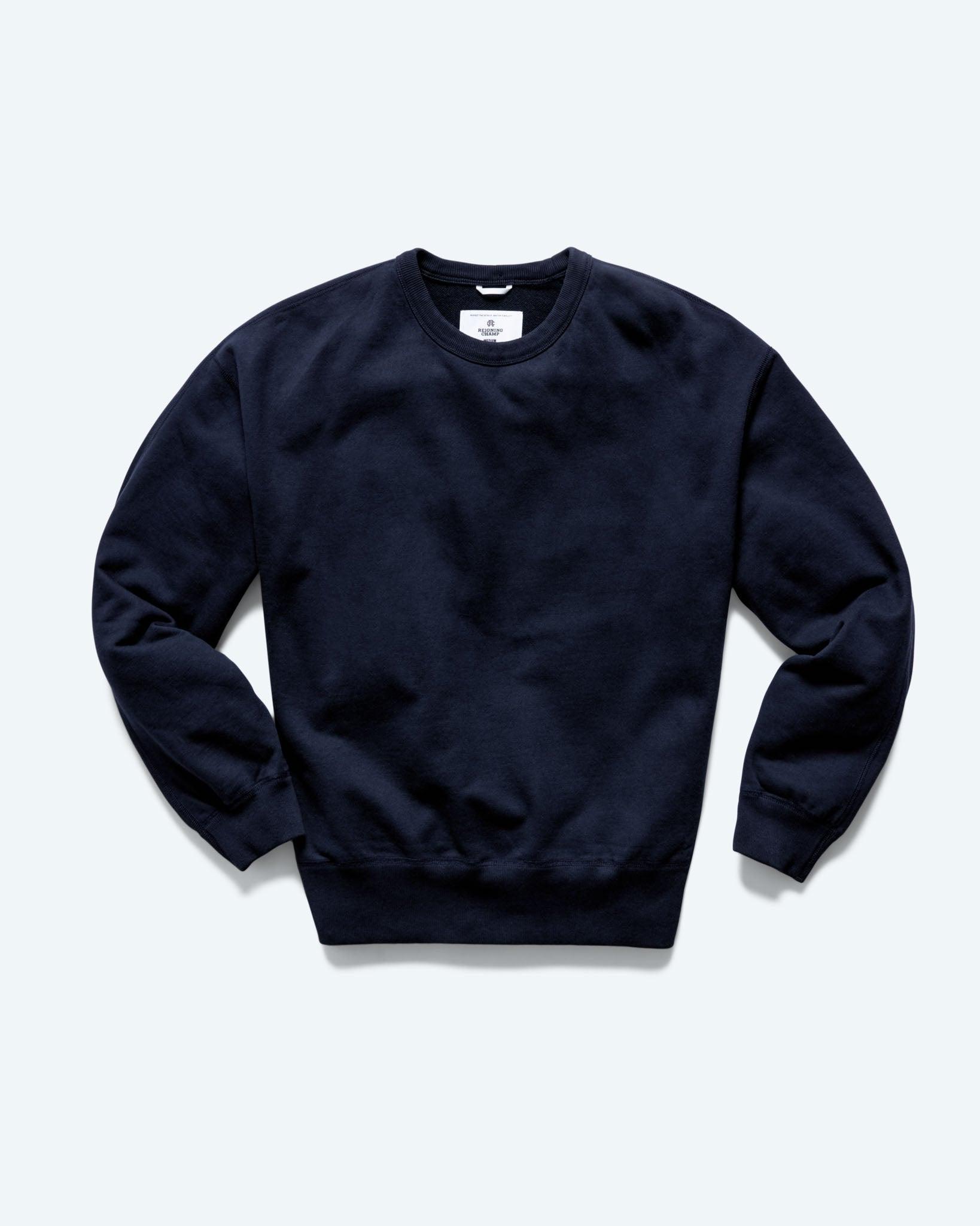 Midweight Terry Relaxed Crewneck Male Product Image