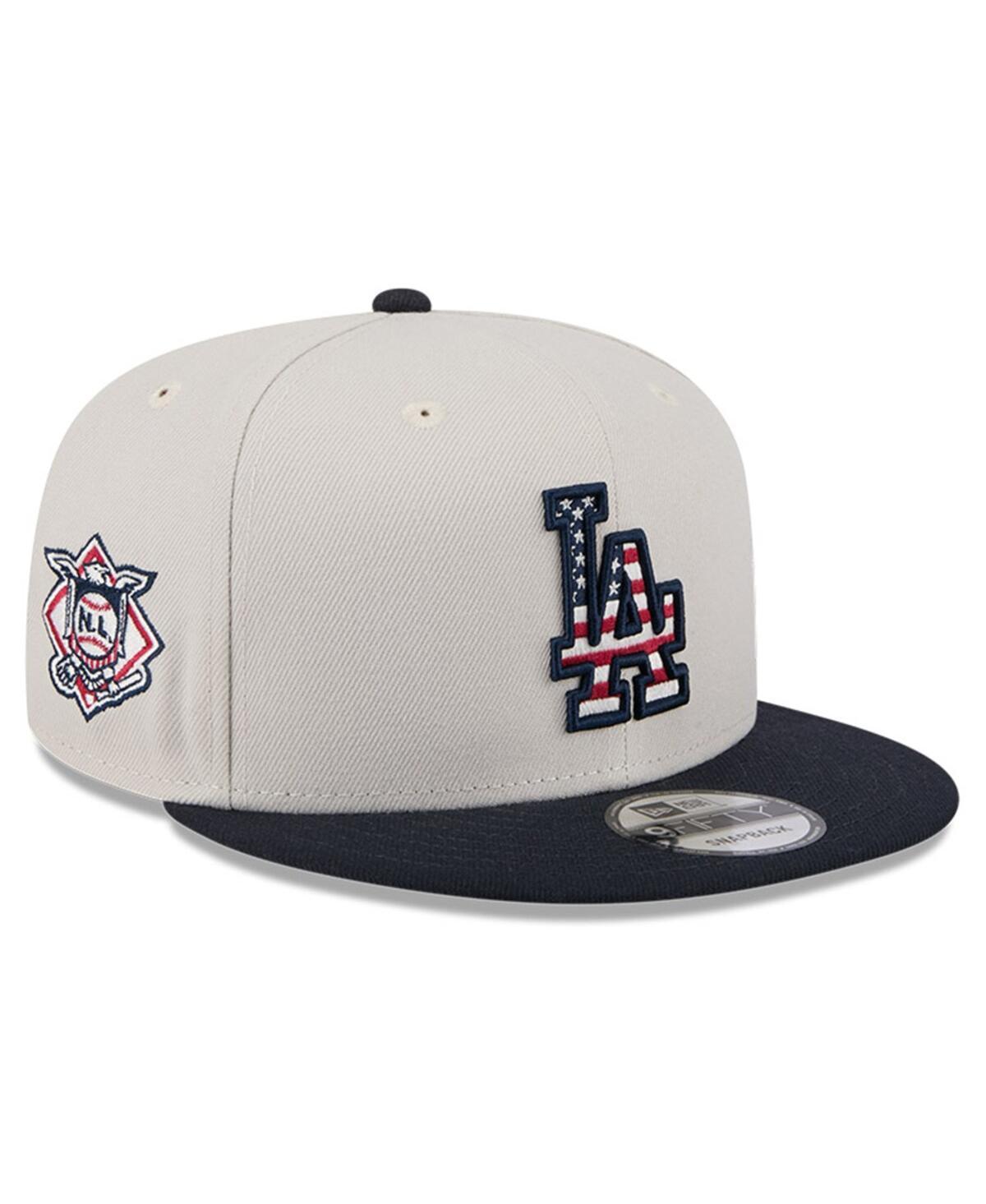 New Era Mens Black Los Angeles Dodgers 2024 Fourth of July 9FIFTY Snapback Hat Product Image