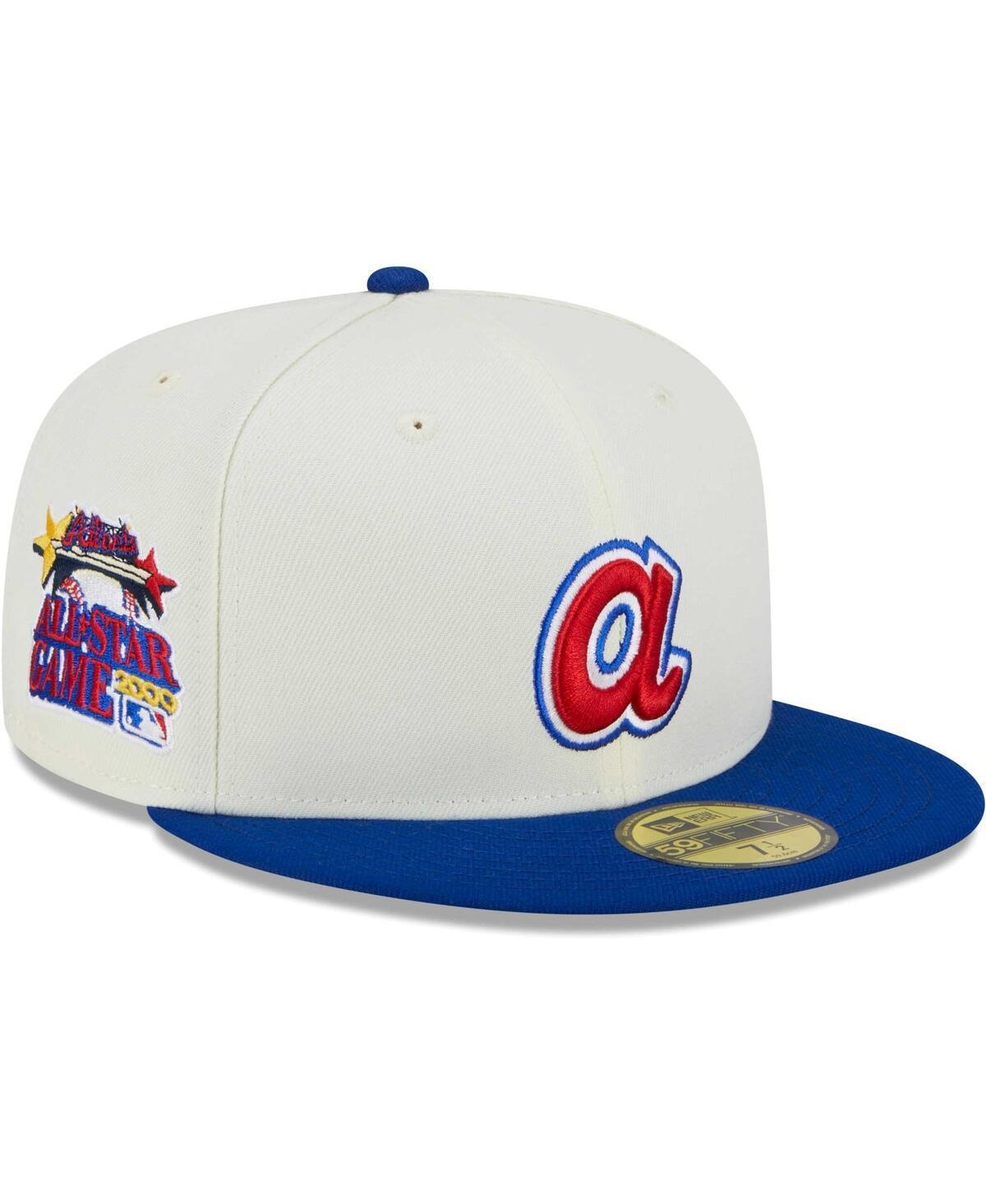 New Era Mens Atlanta Braves New Era Braves 5950 Retro E1 - Mens Beige/Blue Product Image