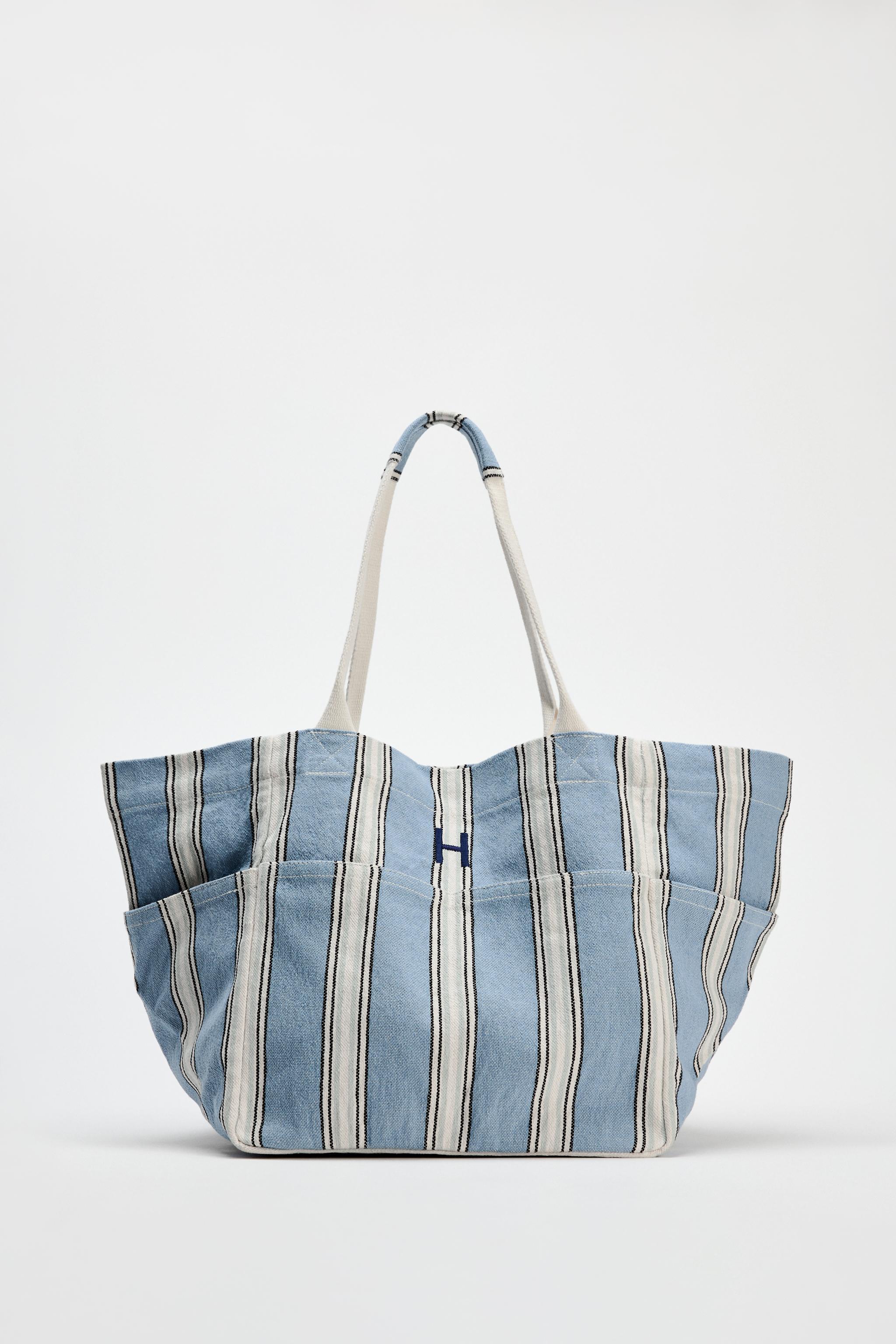 STRIPED SHOPPER BAG Product Image