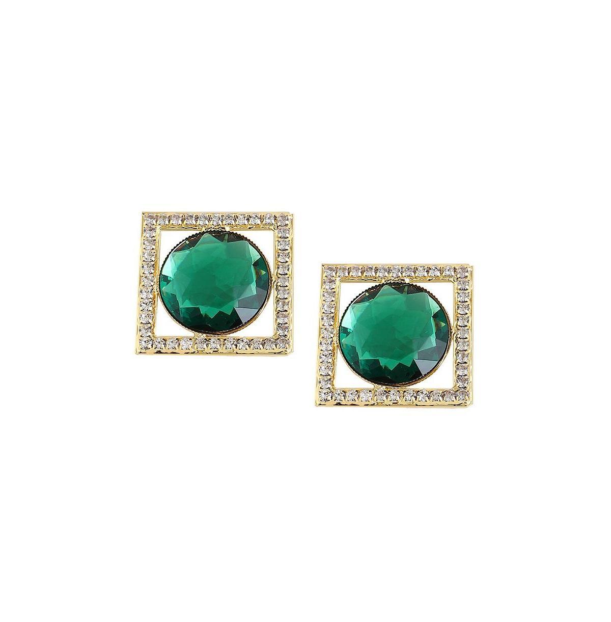 Sohi Womens Frame Drop Earrings Product Image