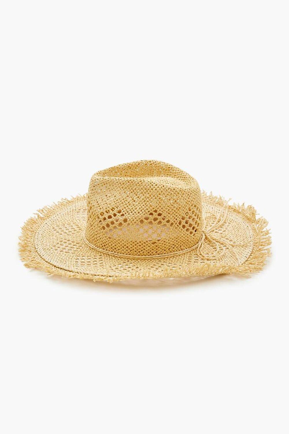 Frayed Straw Fedora | Forever 21 Product Image