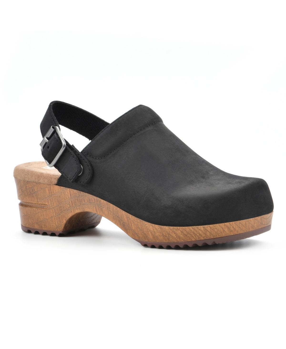 White Mountain Womens Being Slingback Platform Clogs Product Image