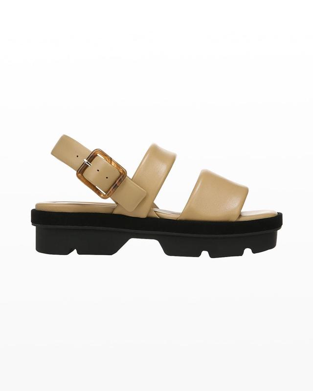 Vince Women's Bowie Square Toe Platform Sandals - 6.5 - 6.5 - Female Product Image