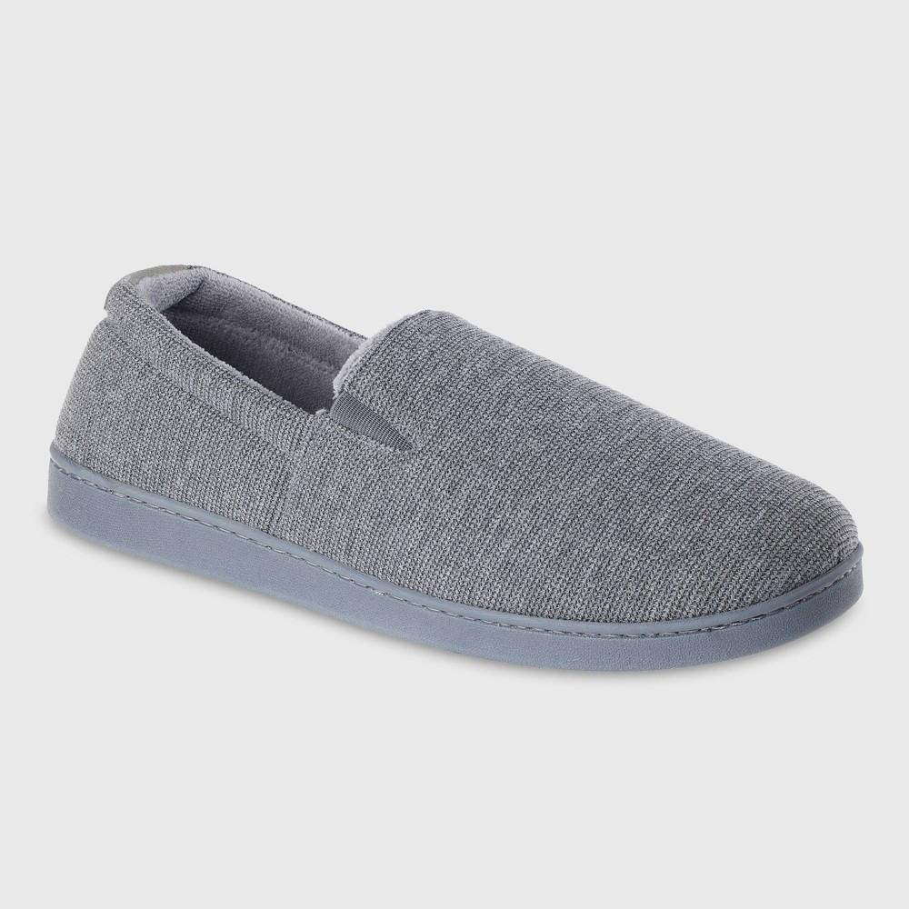 Isotoner Mens Kai Micro Textured Knit Closed Back Slippers XL Product Image