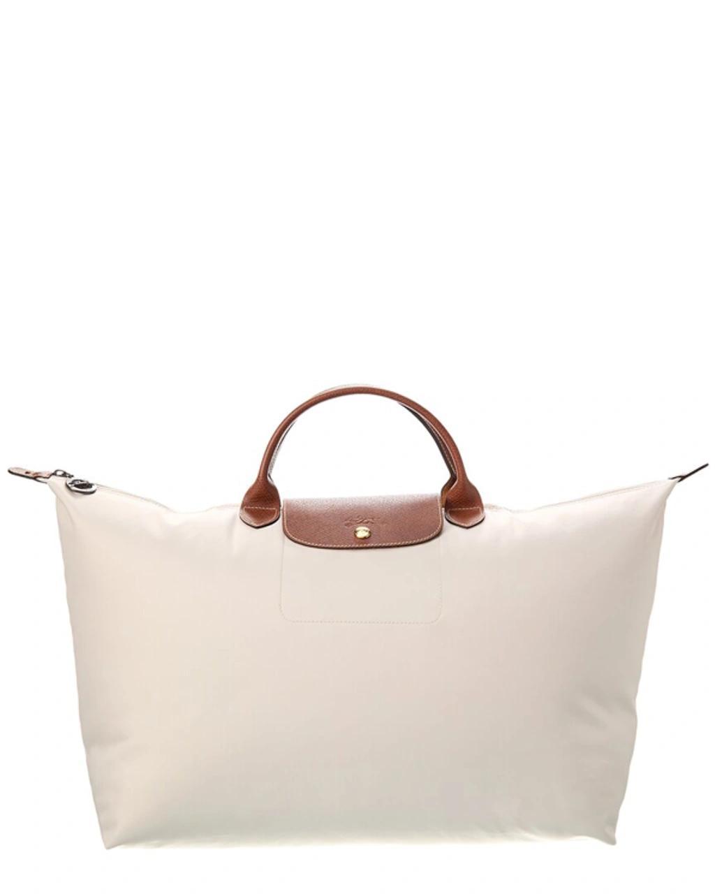 LONGCHAMP Le Pliage Original Canvas Bag In Beige Product Image