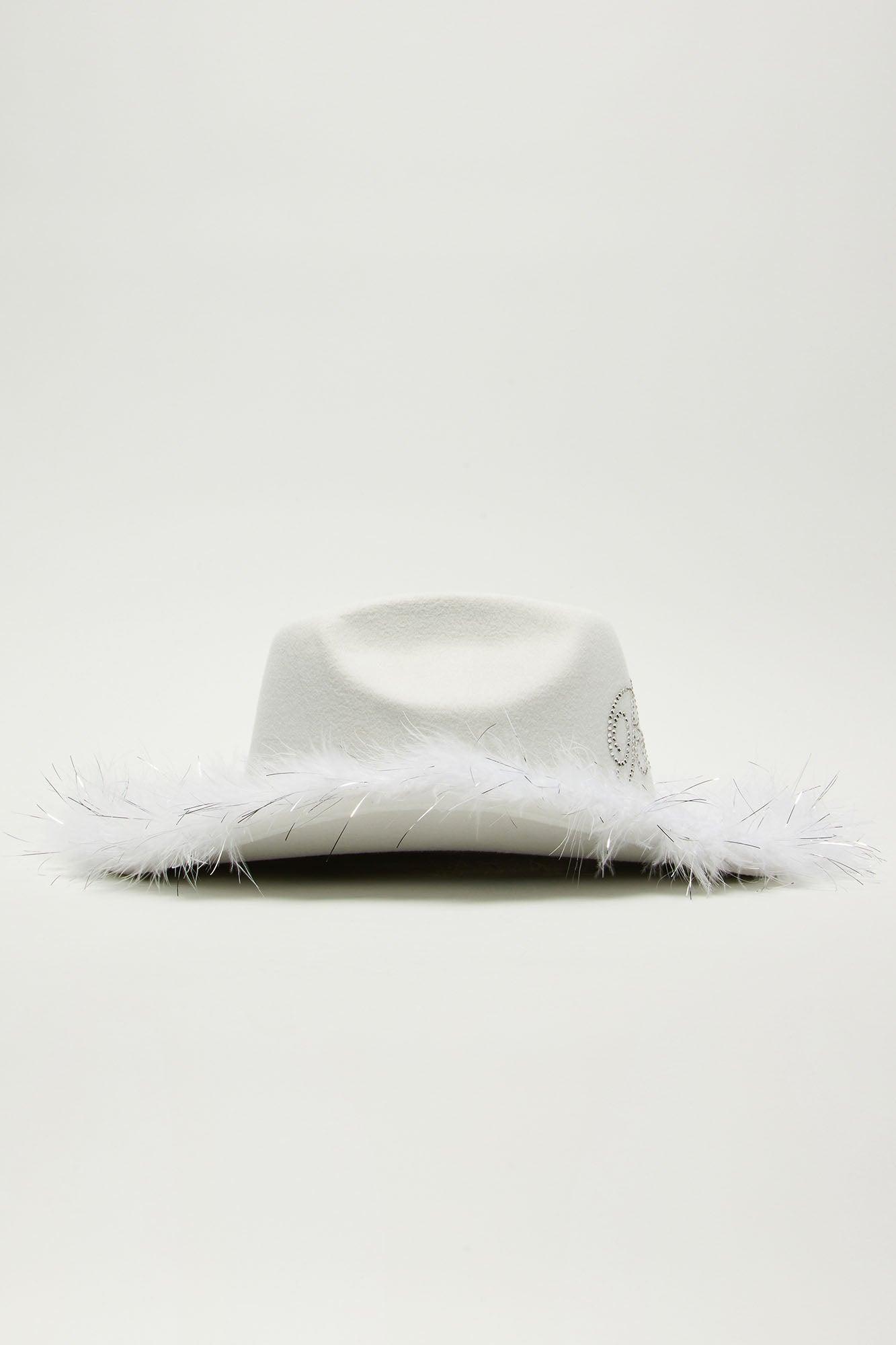 Her Last Rodeo Cowboy Hat - White Product Image