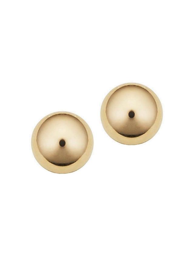 Womens 14K Yellow Gold Petite Have A Ball Studs Product Image