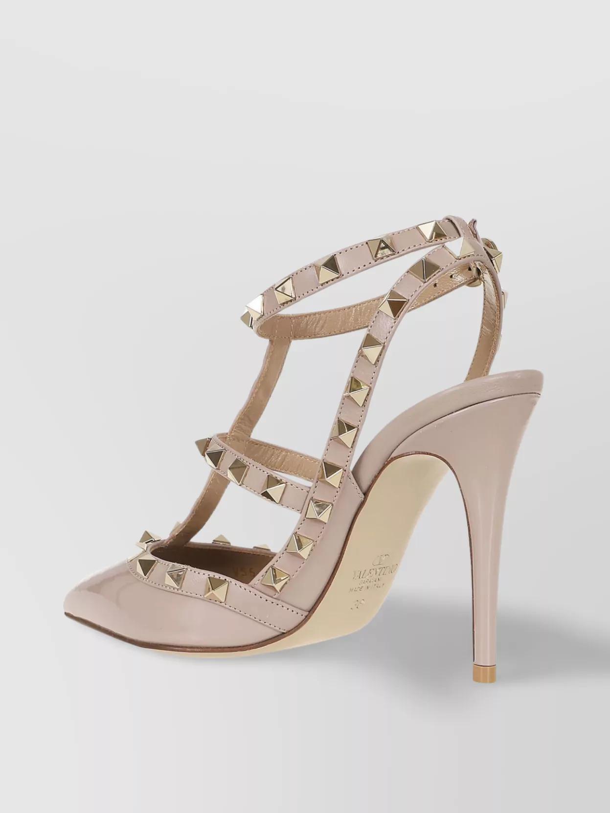 VALENTINO GARAVANI Rockstud Pointed Toe Pumps In Pink Product Image