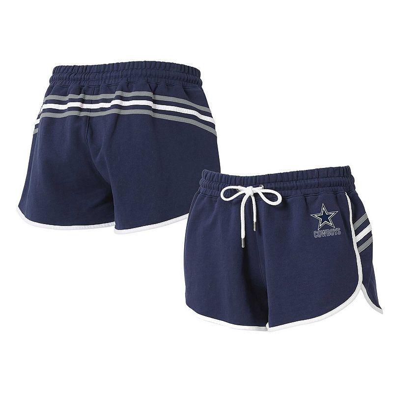 Womens WEAR by Erin Andrews Dallas Cowboys Hem Shorts Blue Product Image