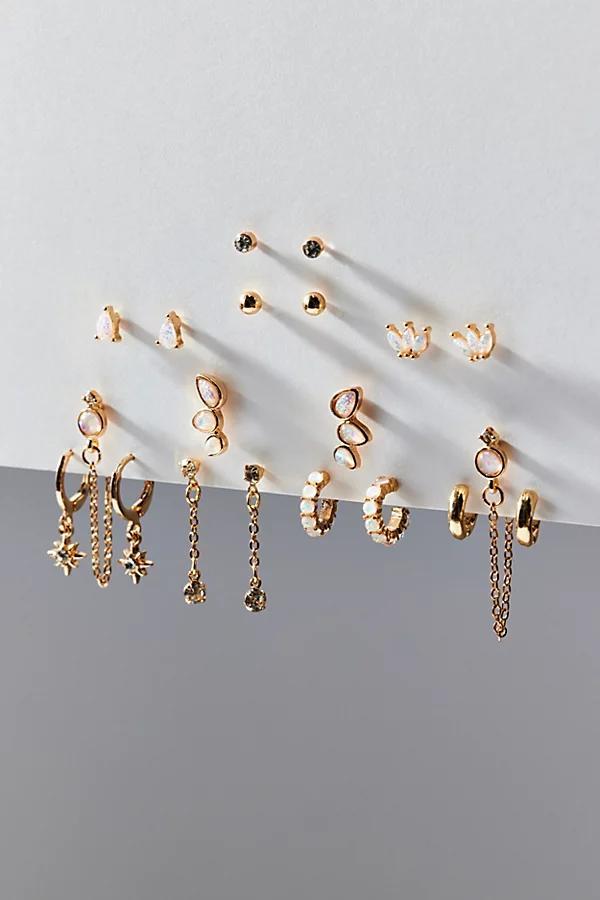 Opal Mixed Earring Set Womens at Urban Outfitters Product Image