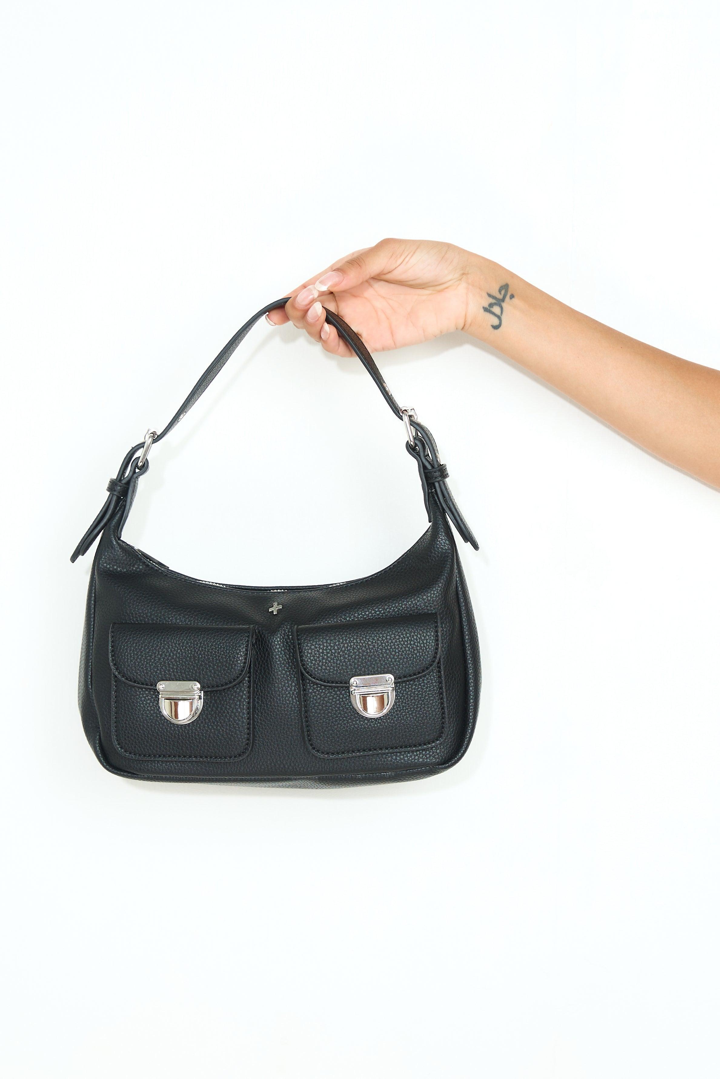 PETA + JAIN Livi Bag Black Pebble Silver Product Image