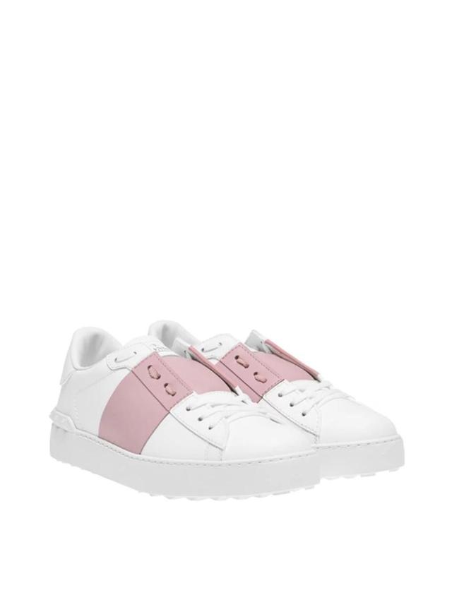 Open Sneaker In White,water Rose Product Image