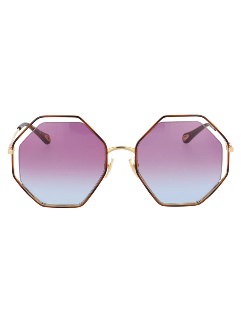 CHLOÉ Ch0046s Sunglasses In Gold Product Image