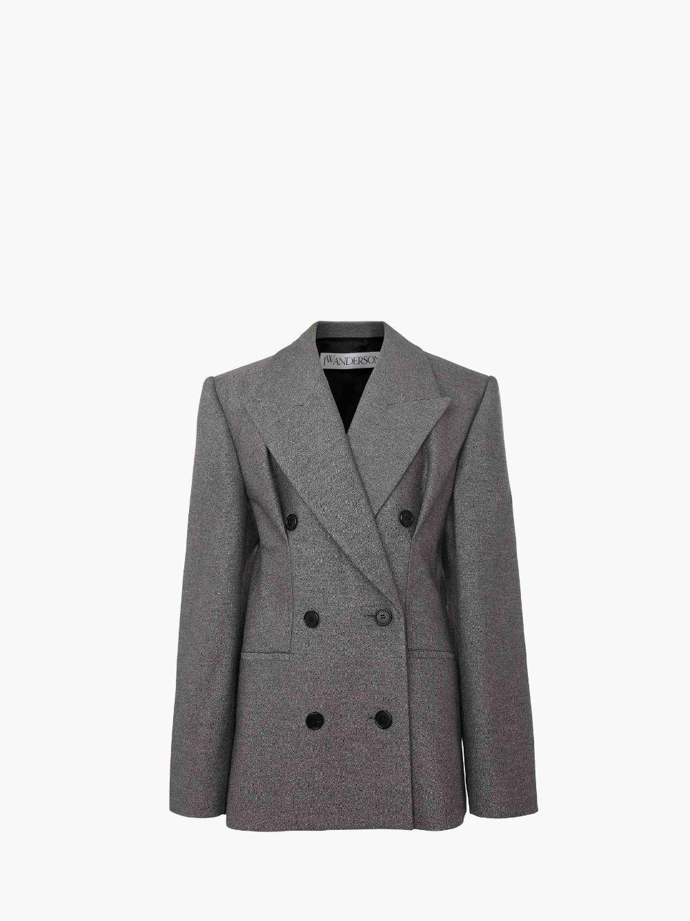 TAILORED HOURGLASS BLAZER in grey | JW Anderson US  Product Image