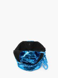 MINI SEQUIN SHOPPER - TOP HANDLE BAG in blue | JW Anderson US  Product Image