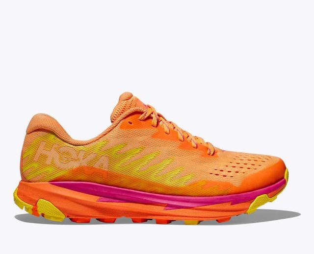 HOKA Womens Torrent 3 Shoes in Mock Orange/Vibrant Orange, Size 6 Product Image