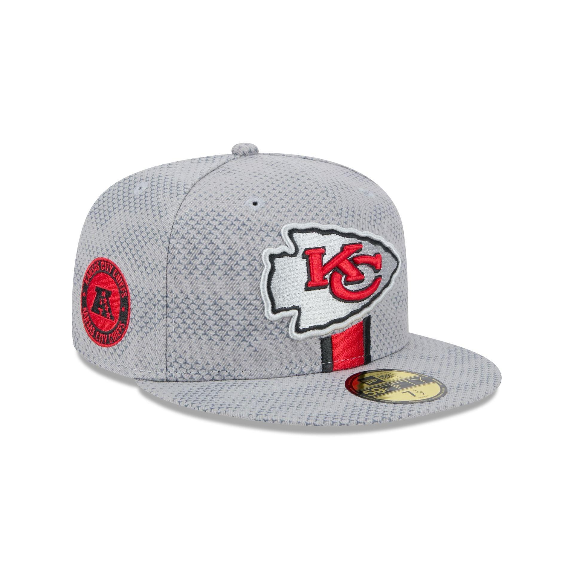 Kansas City Chiefs 2024 Sideline Gray 59FIFTY Fitted Hat Male Product Image