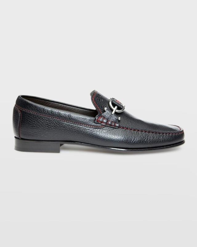 Donald Pliner Dacio II Snakeskin Embossed Driving Loafer Product Image