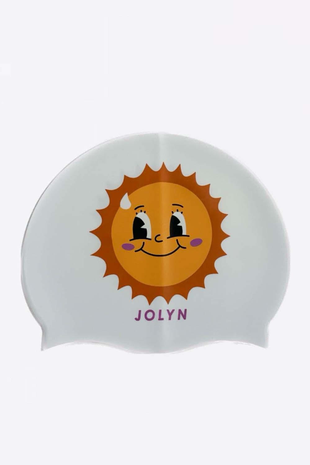 Long Hair Silicone Swim Cap - Shiney Female Product Image