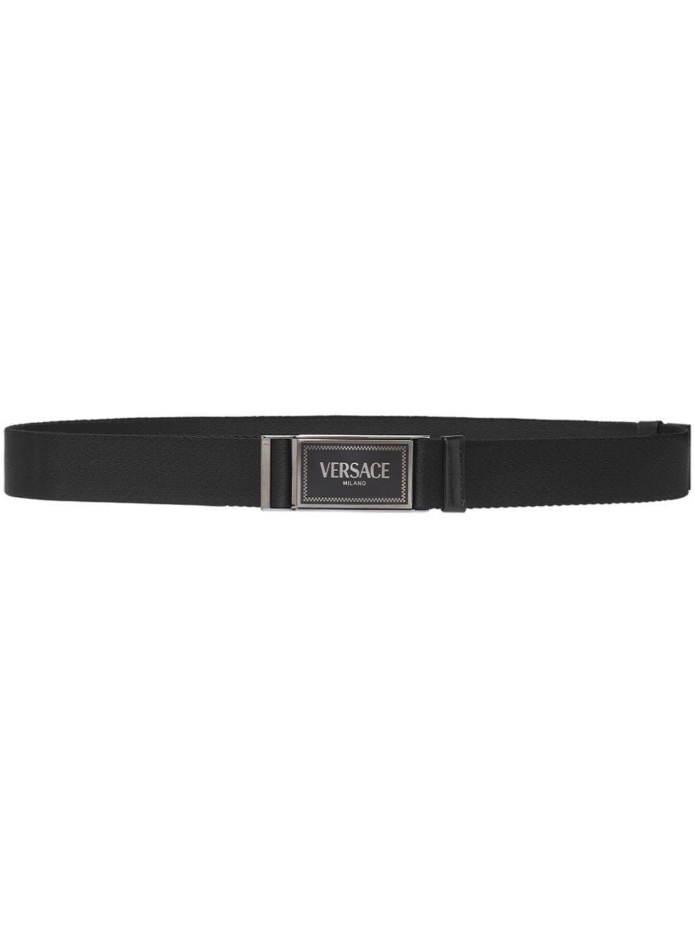 Logo Buckle Belt In Black Product Image