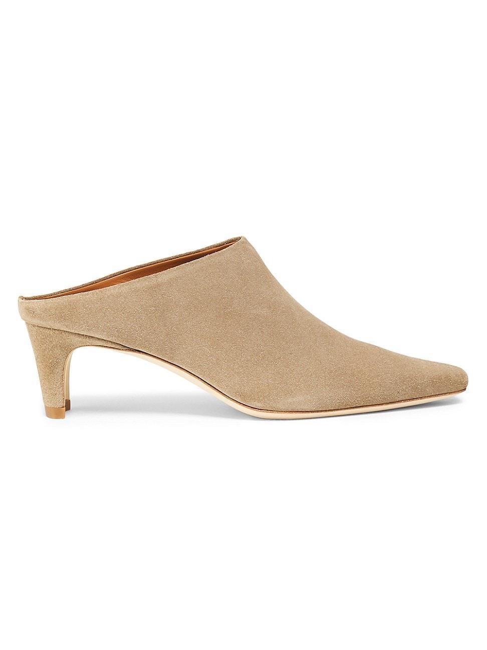 Womens Wally 55MM Leather Mules Product Image