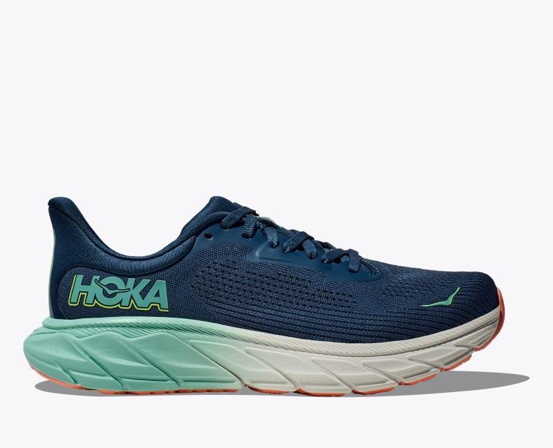 HOKA Womens Arahi 7 Shoes in Stellar Blue/Cosmos, Size 5.5 Product Image