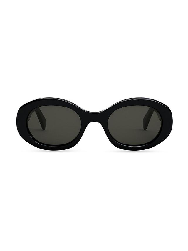 Mens 52MM Triomphe Oval Sunglasses Product Image