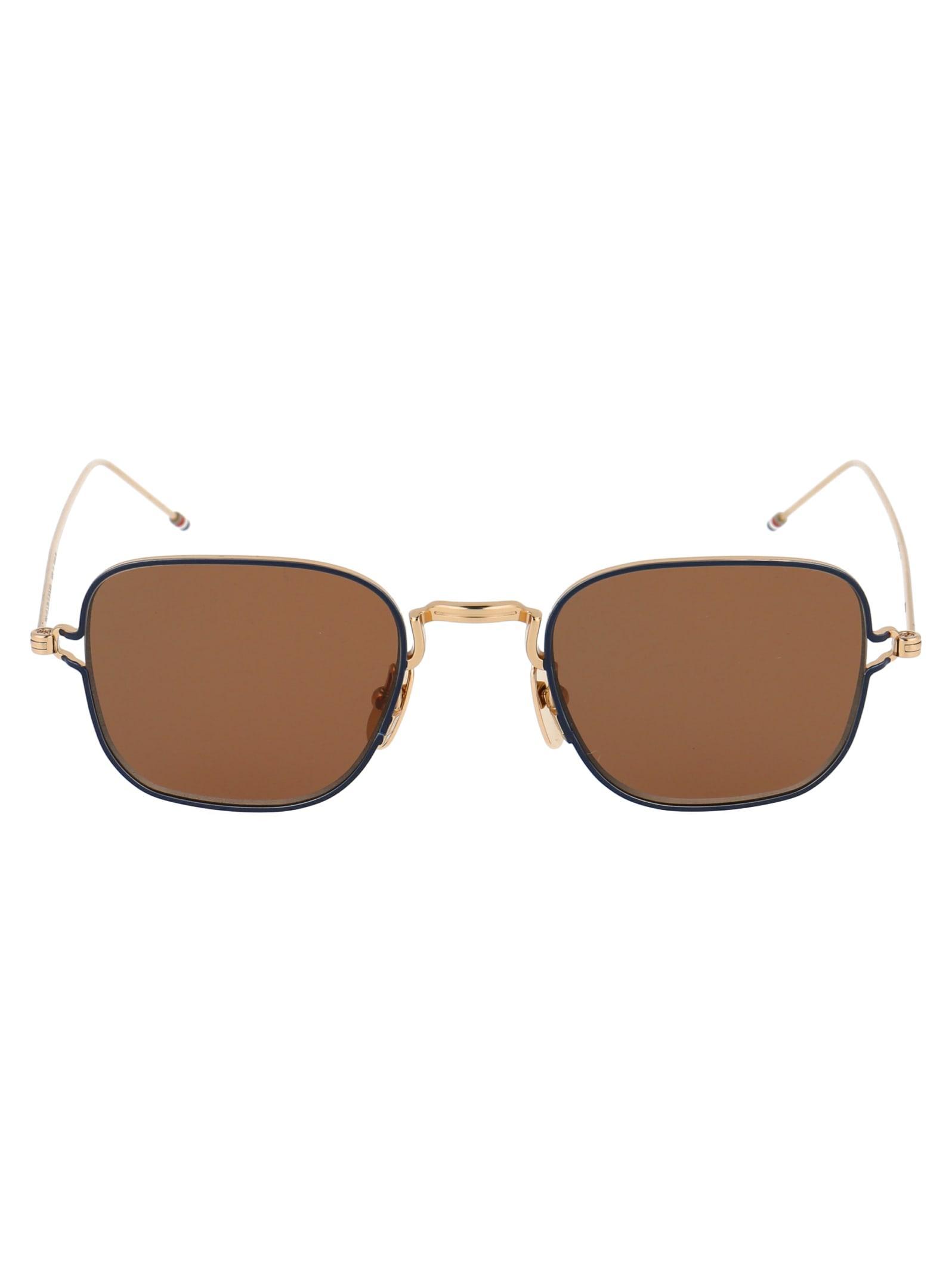 THOM BROWNE Sunglasses In Brown Product Image