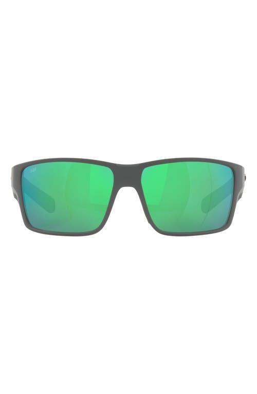 Costa Del Mar 63mm Mirrored Polarized Oversize Square Sunglasses Product Image