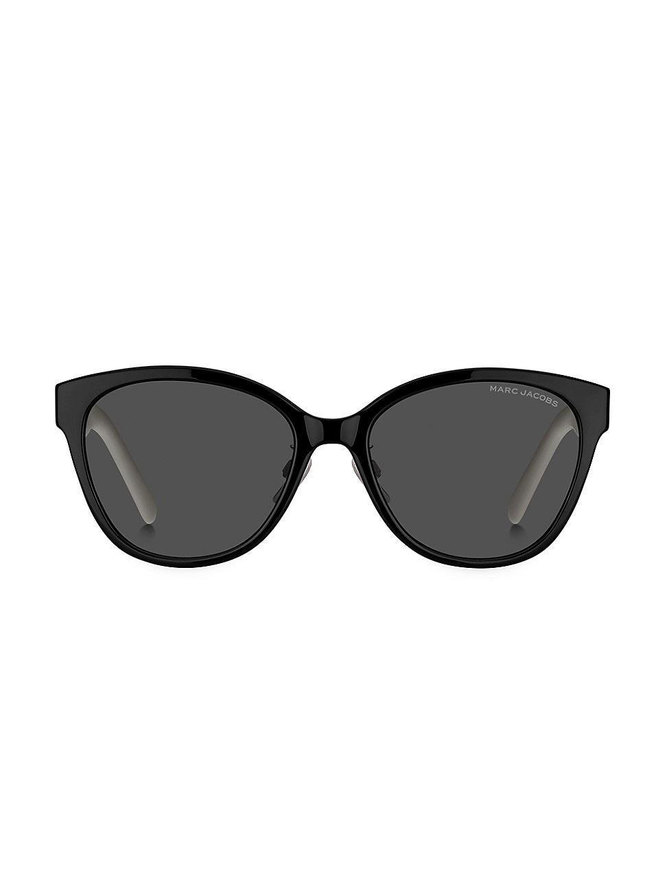 Womens 55MM Round Colorblocked Sunglasses Product Image