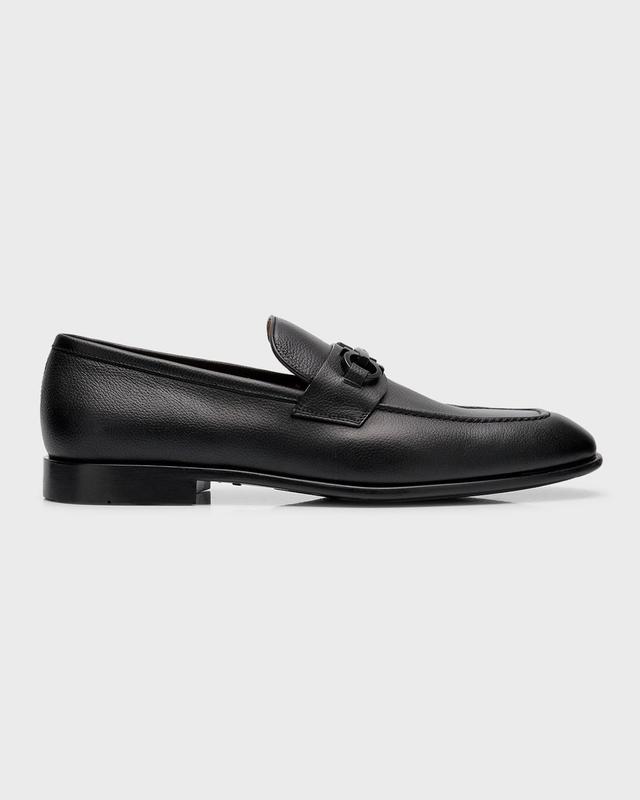 Mens Foster Leather Gancini Bit Loafers Product Image