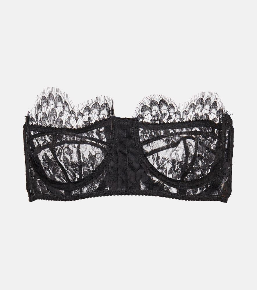 DOLCE & GABBANA Lace Bra In Black Product Image