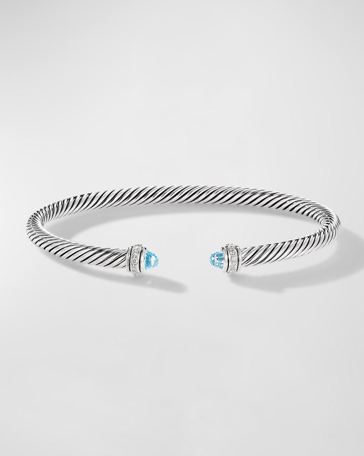 Womens Cable Classics Bracelet in Sterling Silver Product Image