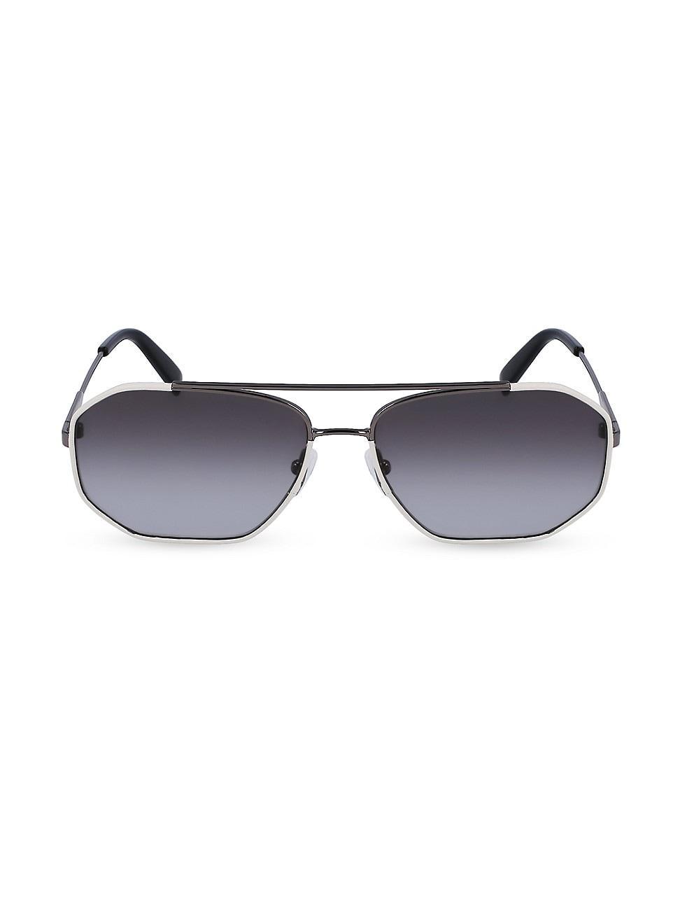 FERRAGAMO 60mm Navigator Sunglasses Product Image