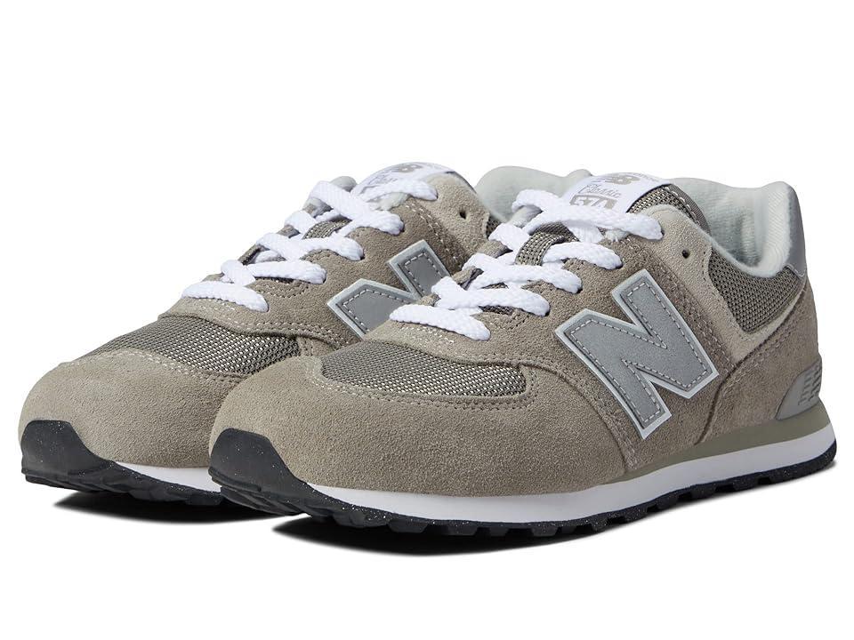 New Balance Kids 574 Core (Big Kid) (Grey/White) Boy's Shoes Product Image