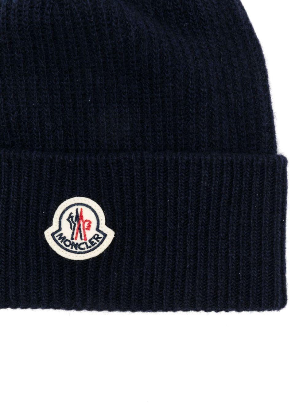 Logo-patch Beanie In Blue Product Image