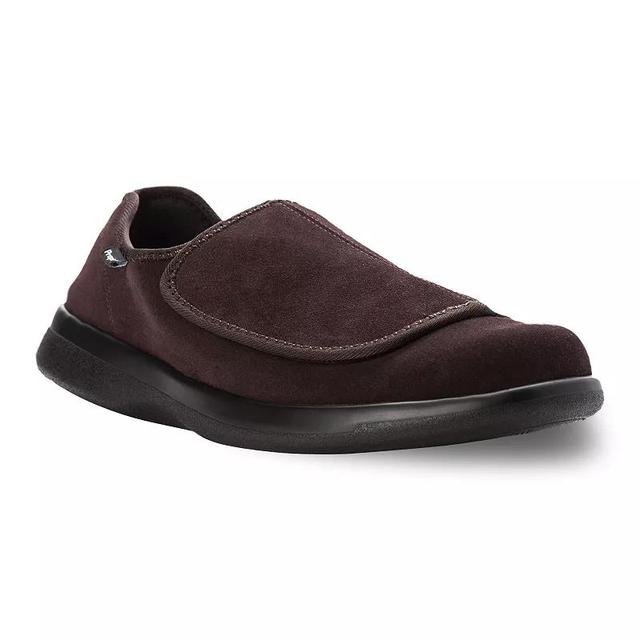 Propet Coleman Mens Suede Slippers Brown Product Image