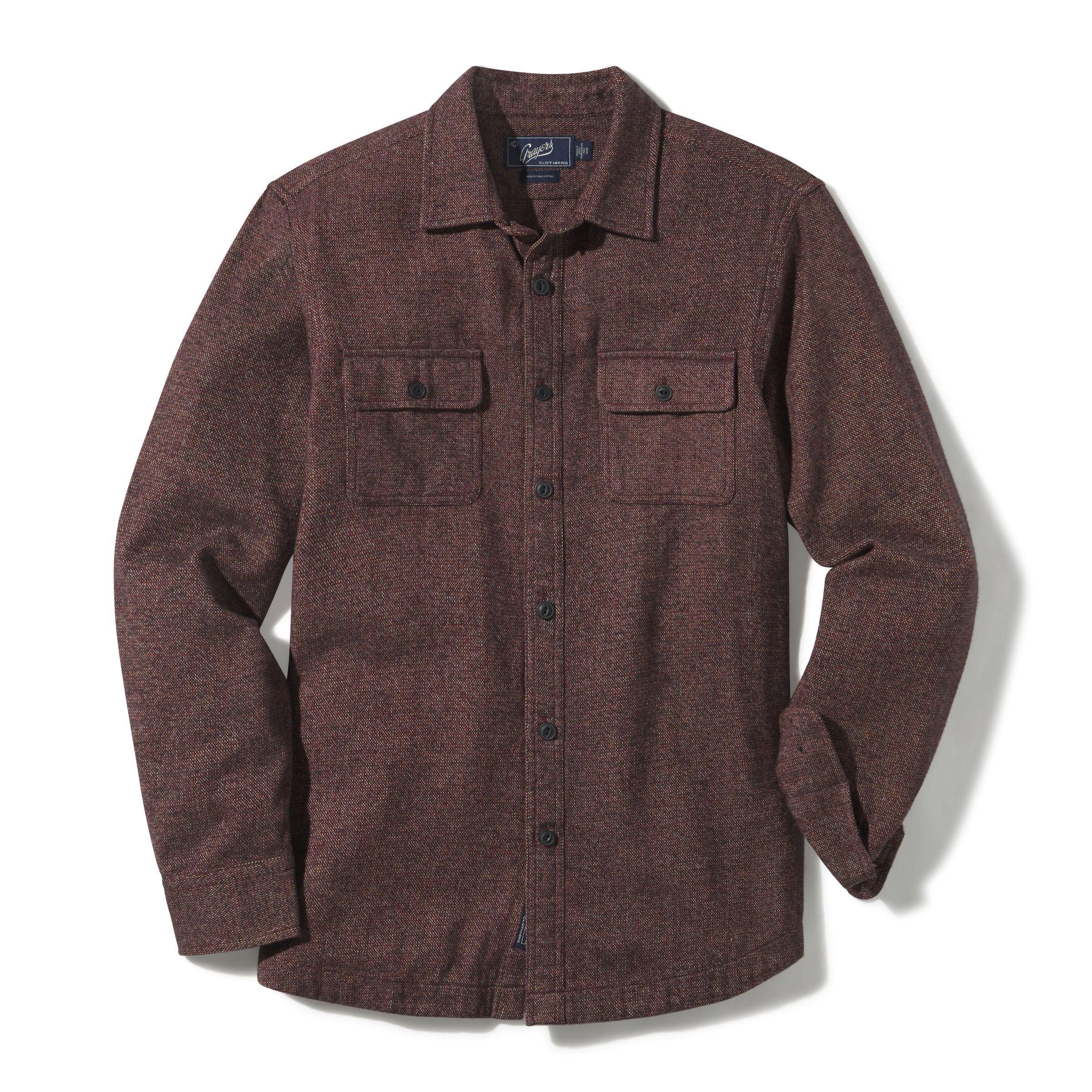 Forsythe Midweight Melange Shirt - Chocolate Truffle product image