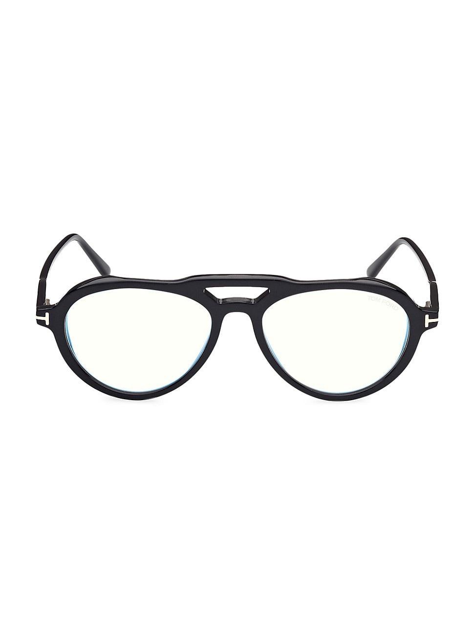 Mens 55MM Blue Filter Navigator Glasses Product Image