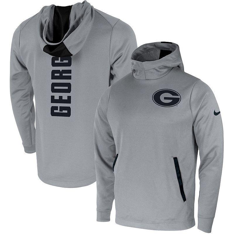 Mens Nike Gray Duke Blue Devils 2-Hit Performance Pullover Hoodie Product Image