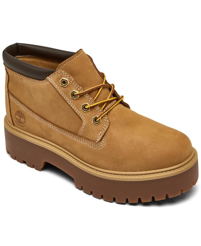 Timberland Womens Premium Platform Waterproof Chukka Boots - Wheat/Wheat Product Image