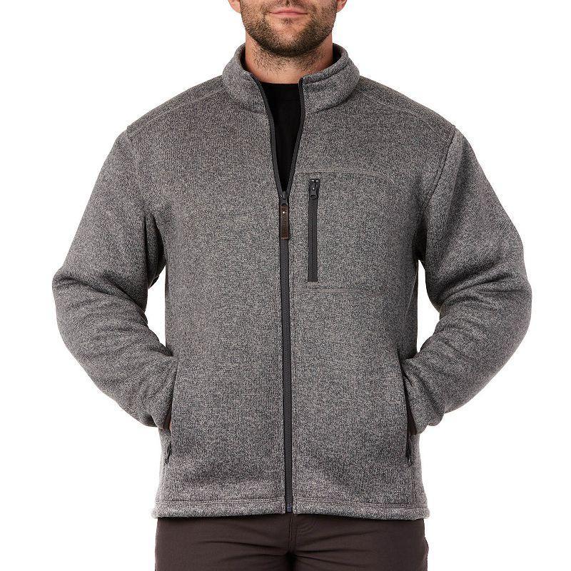 Mens Smith's Sherpa Lined Fleece Full Zip Jacket Product Image