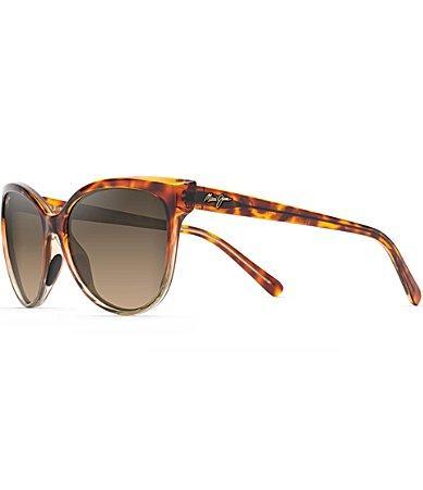 Maui Jim Olu Olu PolarizedPlus2 Cat Eye 57mm Sunglasses - Tortoise with Tan Product Image