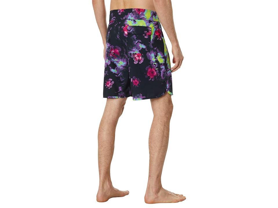 Oakley Floral Splash 19 Boardshorts (Acid Flower Print) Men's Swimwear Product Image