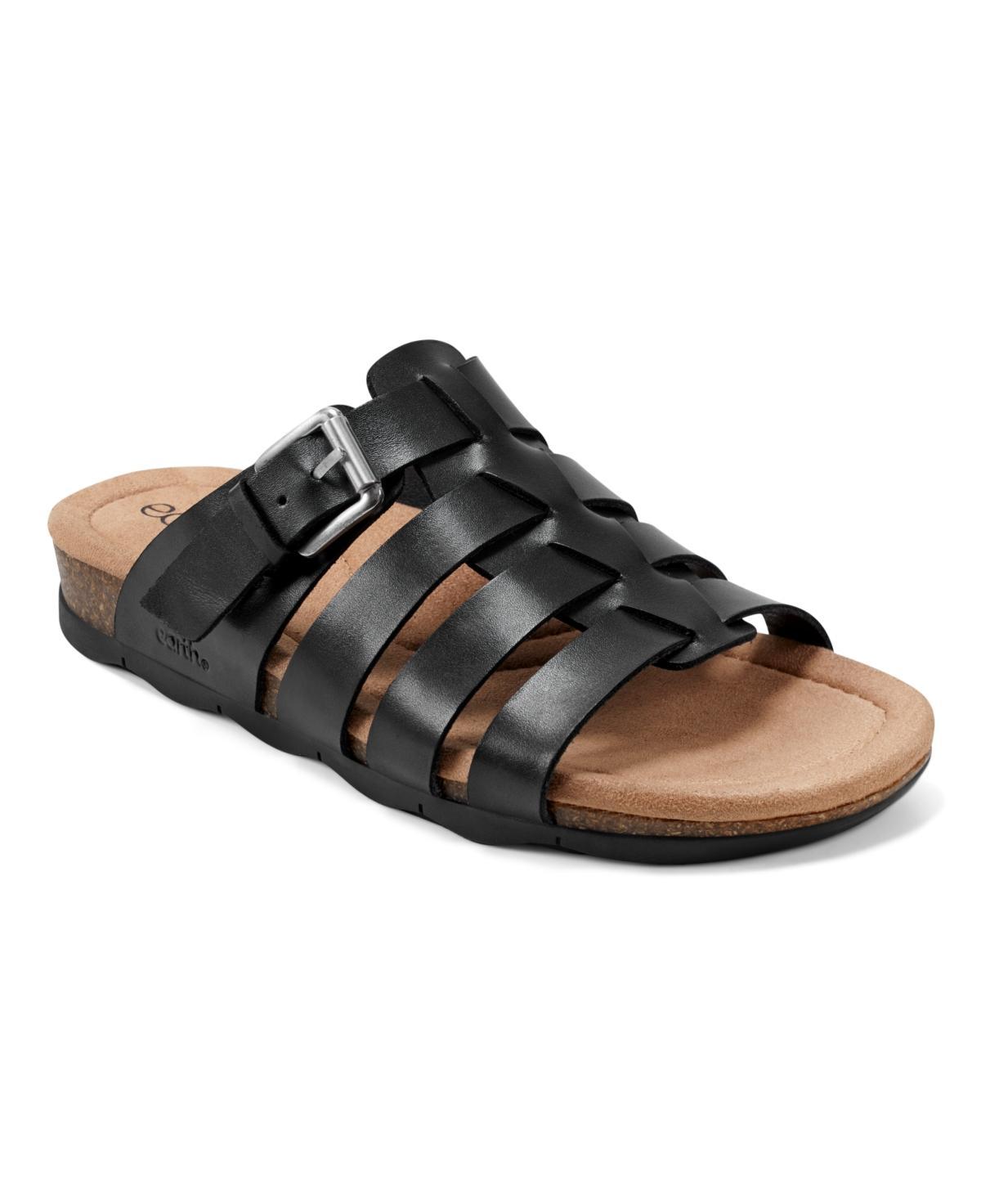 Earth Womens Eresa Slip-On Strappy Flat Casual Sandals Product Image