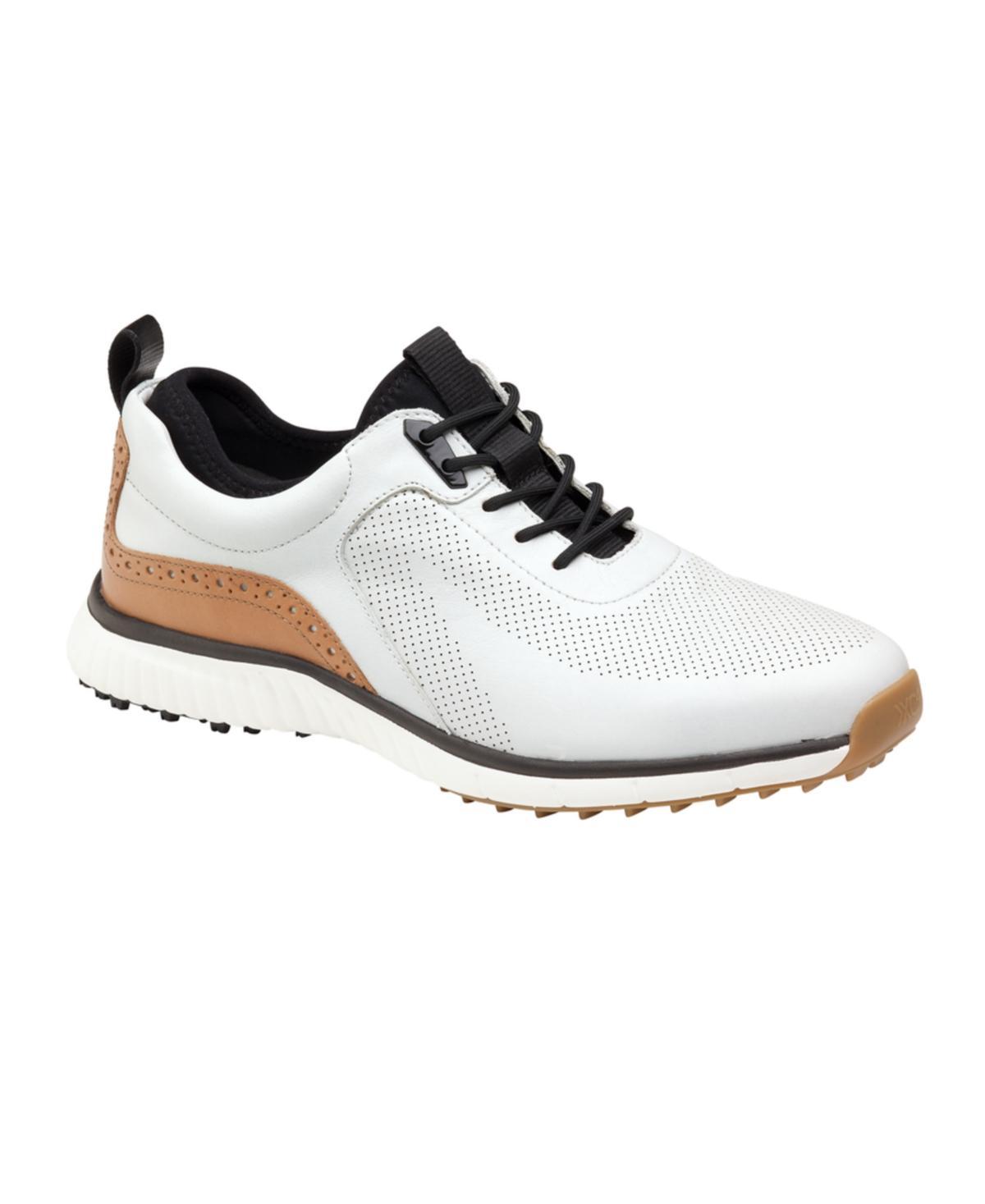 Johnston  Murphy Mens H1-Luxe Hybrid XC4 Waterproof Leather Golf Sneakers Product Image