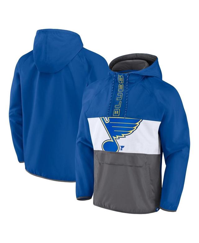 Mens Fanatics Branded St. Louis s Flagrant Foul Anorak Raglan Half-Zip Hoodie Jacket Product Image